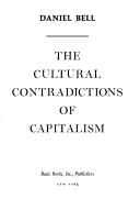 The cultural contradictions of capitalism /