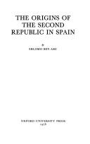The origins of the Second Republic in Spain /