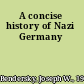 A concise history of Nazi Germany