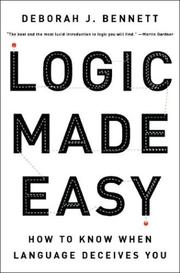 Logic made easy : how to know when language deceives you /
