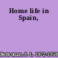 Home life in Spain,