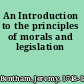 An Introduction to the principles of morals and legislation