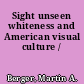 Sight unseen whiteness and American visual culture /