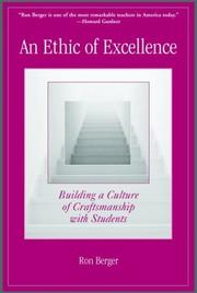 An ethic of excellence : building a culture of craftsmanship with students /