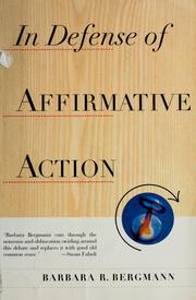 In defense of affirmative action /