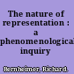 The nature of representation : a phenomenological inquiry /