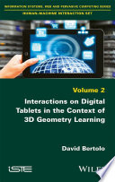 Interactions on digital tablets in the context of 3D geometry learning /