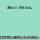 Herr Peter.