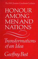 Honour among men and nations : transformations of an idea /