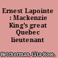 Ernest Lapointe : Mackenzie King's great Quebec lieutenant /
