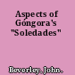 Aspects of Góngora's "Soledades"