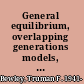 General equilibrium, overlapping generations models, and optimal growth theory