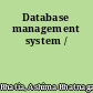 Database management system /