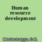 Human resource development