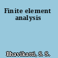 Finite element analysis