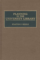 Planning in the university library /