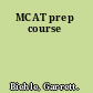 MCAT prep course