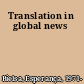 Translation in global news
