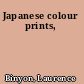 Japanese colour prints,