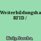 Weiterbildungshandbuch RFID /