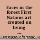 Faces in the forest First Nations art created on living trees /