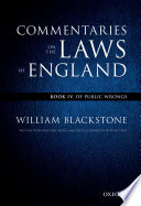 Commentaries on the laws of England.