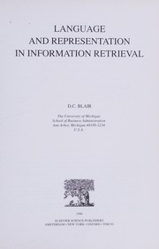Language and representation in information retrieval /