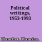 Political writings, 1953-1993