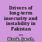 Drivers of long-term insecurity and instability in Pakistan : urbanization /