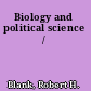 Biology and political science /