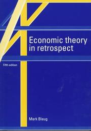 Economic theory in retrospect /