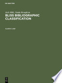 Bliss bibliographic classification.