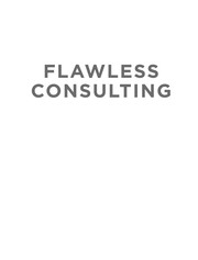 Flawless consulting : a guide to getting your expertise used /