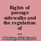 Rights of passage sidewalks and the regulation of public flow /