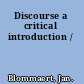 Discourse a critical introduction /