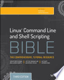 Linux command line and shell scripting bible /