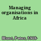 Managing organisations in Africa