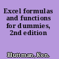 Excel formulas and functions for dummies, 2nd edition