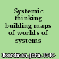 Systemic thinking building maps of worlds of systems /