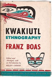 Kwakiutl ethnography /