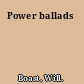 Power ballads