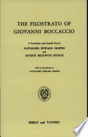 The Filostrato of Giovanni Boccaccio /