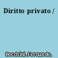 Diritto privato /