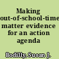 Making out-of-school-time matter evidence for an action agenda /