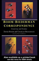 Bohm-Biederman correspondence creativity and science /