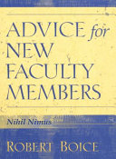 Advice for new faculty members : nihil nimus /