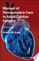 Manual of perioperative care in adult cardiac surgery