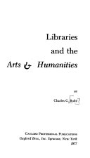 Libraries and the arts & humanities /