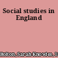 Social studies in England