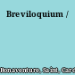 Breviloquium /